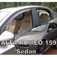 ΑΝΕΜΟΘΡΑΥΣΤΕΣ ΓΙΑ ALFA ROMEO 159 4D SEDAN 2005-2011 ΣΕΤ ΑΥΤΟΚΙΝΗΤΟΥ ΑΠΟ ΕΥΚΑΜΠΤΟ ΦΙΜΕ ΠΛΑΣΤΙΚΟ HEKO - 4 ΤΕΜ.