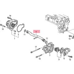 ΣΩΛΗΝΑΣ ΝΕΡΟΥ HONDA CRV 2.0 '96-'02 19505-P30-000-thumb-1
