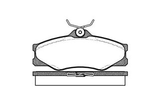 Σετ τακάκια, δισκόφρενα REMSA 022300 Volkswagen Transporter T3 1900cc Syncro 78ps 1984-1992 (251698151C,251698151F,251698151G)