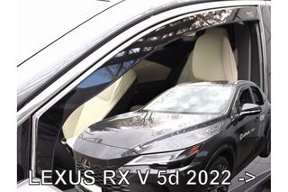 ΑΝΕΜΟΘΡΑΥΣΤΕΣ ΓΙΑ LEXUS RX V 5D 2022+ ?ΖΕΥΓΑΡΙ ΑΠΟ ΕΥΚΑΜΠΤΟ ΦΙΜΕ ΠΛΑΣΤΙΚΟ HEKO - 2 ΤΕΜ.