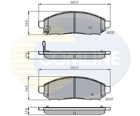 ΣΕΤ ΔΙΣΚΟΦΡΕΝΑ ΕΜΠΡ. NISSAN COMLINE CBP31520