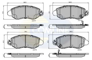 ΣΕΤ ΔΙΣΚΟΦΡΕΝΑ ΕΜΠΡ. FORD COMLINE CBP31108