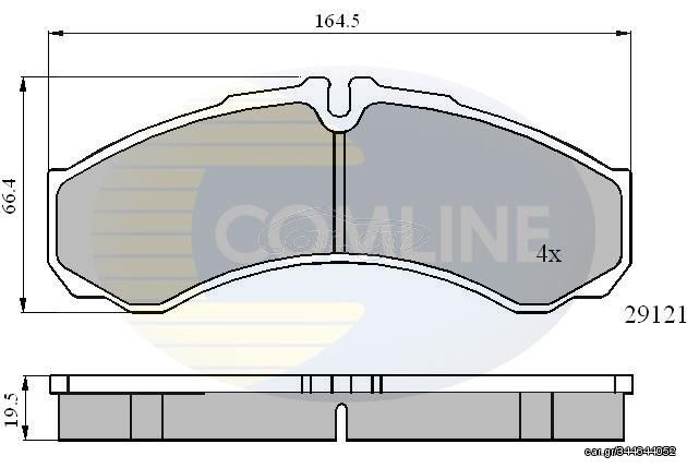 ΣΕΤ ΔΙΣΚΟΦΡΕΝΑ ΕΜΠΡ. / ΟΠΙΣΘ. IVECO - RENAULT COMLINE CBP0931