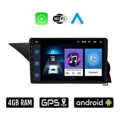 MERCEDES GLK (X204) 2008-2013 Android οθόνη αυτοκίνητου 4GB με Ελληνικό GPS WI-FI Apple Carplay Android Auto (ηχοσύστημα αφής 9" ιντσών OEM Youtube Playstore MP3 USB Radio Bluetooth Mirrorlink 4x60W ε