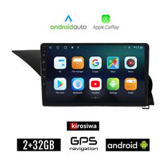 KIROSIWA MERCEDES GLK (X204) 2008-2013 Android οθόνη αυτοκίνητου 2GB με GPS WI-FI (ηχοσύστημα αφής 9" ιντσών Android Auto Apple Carplay Youtube Playstore MP3 USB Bluetooth εργοστασιακή, 4x60W, Benz)