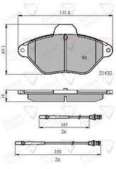 ΣΕΤ ΔΙΣΚΟΦΡΕΝΑ ΕΜΠΡ. CITROEN COMLINE ADB21079