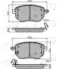 ΣΕΤ ΔΙΣΚΟΦΡΕΝΑ ΕΜΠΡ. NISSAN COMLINE ADB31745