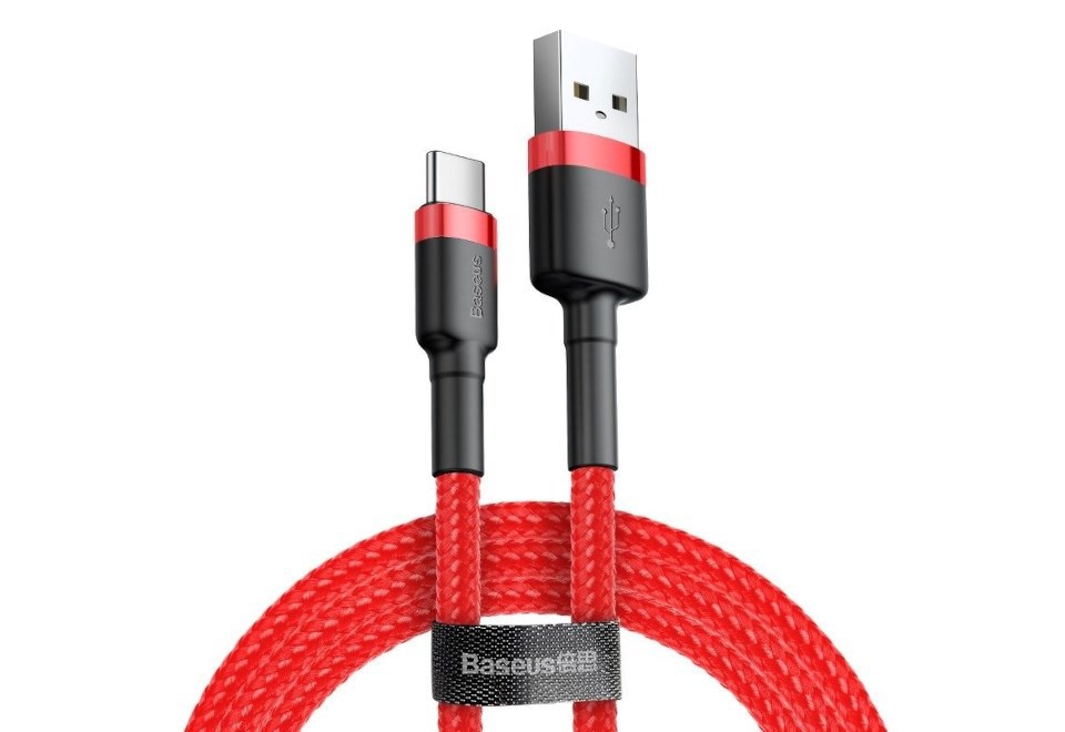 USB-C cable Baseus Cafule 2A 2m (red)