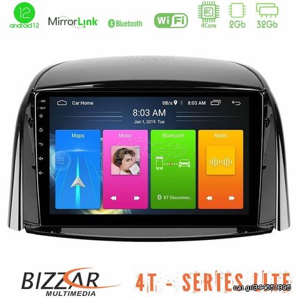 MEGASOUND - Bizzar 4T Series Renault Koleos 2007-2015 4Core Android13 2+32GB Navigation Multimedia Tablet 9"