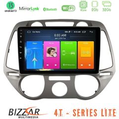 MEGASOUND - Bizzar 4T Series Hyundai i20 2009-2012 Manual A/C 4Core Android13 2+32GB Navigation Multimedia Tablet 9"