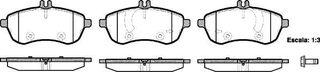 Σετ τακάκια, δισκόφρενα REMSA 130100 Mercedes-Benz C-Class SW S204 6200cc C63 AMG 457ps 2008-2014 (0054200820,0054200920,0054201220,0054201520,0074205620)