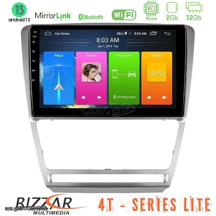 MEGASOUND - Bizzar 4T Series Skoda Octavia 5 4Core Android13 2+32GB Navigation Multimedia Tablet 10"