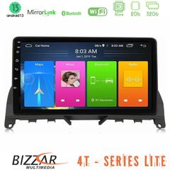 MEGASOUND - Bizzar 4T Series Mercedes C Class W204 4Core Android13 2+32GB Navigation Multimedia Tablet 9"