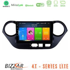 MEGASOUND - Bizzar 4T Series Hyundai i10 2014-2020 4Core Android13 2+32GB Navigation Multimedia Tablet 9"