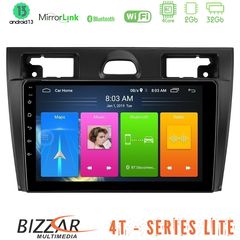 MEGASOUND - Bizzar 4T Series Ford Fiesta/Fusion 4Core Android13 2+32GB Navigation Multimedia Tablet 9"