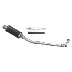 Εξάτμιση PROTECHT με αισθητήρα λάμδα Daytona Velos r 125 μαύρη κοντό τελικό
