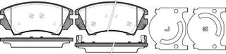 Σετ τακάκια, δισκόφρενα REMSA 137512 Opel Astra J 1600cc CDTi 110ps 2014-2015 (13237751,1605434)