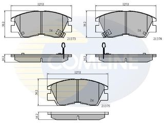 ΣΕΤ ΔΙΣΚΟΦΡΕΝΑ ΕΜΠΡ. MITSUBISHI COMLINE CBP3295