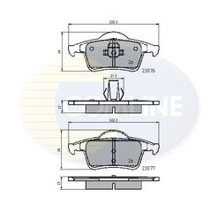 ΣΕΤ ΔΙΣΚΟΦΡΕΝΑ ΟΠΙΣΘ. VOLVO COMLINE CBP0729