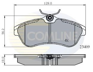 ΣΕΤ ΔΙΣΚΟΦΡΕΝΑ ΕΜΠΡ. CITROEN COMLINE CBP01146