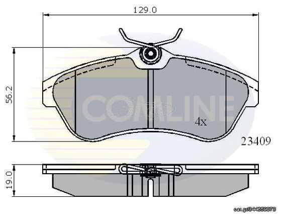 ΣΕΤ ΔΙΣΚΟΦΡΕΝΑ ΕΜΠΡ. CITROEN COMLINE CBP01146