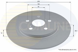 ΕΠΙΧΡΙΣΜΕΝΗ ΔΙΣΚΟΠΛΑΚΑ ΟΠΙΣΘ. LEXUS COMLINE ADC2814