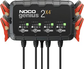 Φορτιστής συντήρησης μπαταριών NOCO GENIUS2X4EU 4 θέσεων φόρτισης 8Α (2Α ανά θέση φόρτισης)