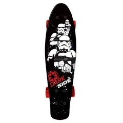 Seven '24 Πατίνι Skateboard  DISNEY Πλαστικό Pennyboard με τροχούς πολυουρεθάνης 6+χρονών 50kg max - Μαύρο