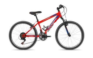 EcoBike '23 Ποδήλατο Παιδικό Mtb 24" Αγοριού  RIDE 702 steel 18 speed 2023 - Κόκκινο