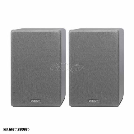 Denon SC-N10 Hi-Fi Bookself Two-Way Speakers 120W (Grey) - DENON