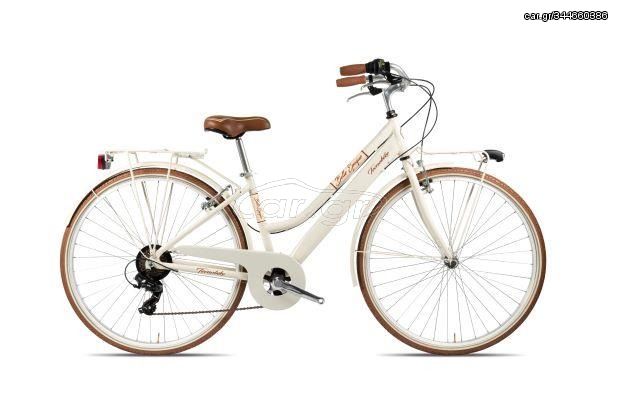 EcoBike '22 Ποδήλατο Πόλης City-Touring 700 Γυναικείο  BELLE EPOQUE 831 alloy 7 speed 2022 - Μπεζ