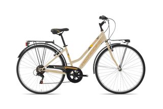 EcoBike '22 Ποδήλατο Πόλης City-Touring 700 Γυναικείο  LOUNGE 736 steel 6 speed 2022 - Μπεζ