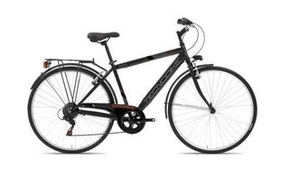 EcoBike '22 Ποδήλατο Πόλης City-Touring 700 Ανδρικό  SQUARE 735 steel 6 speed 2022 - Μαύρο