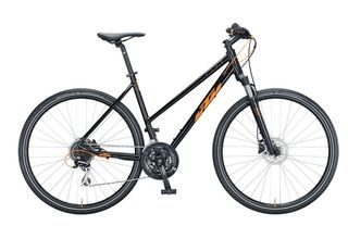 KTM '22 Ποδήλατο Trekking Γυναικείο  LIFE TRACK 28" Hydraulic Disc 24 speed 2022 - Μαύρο