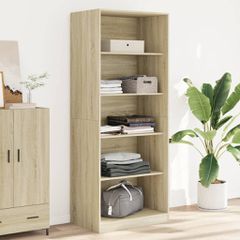Ντουλάπα Χρώμα Sonoma Δρυς 80x50x200 εκ. από Επεξ. Ξύλο 3307722
