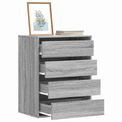 Συρταριέρα Γκρι Sonoma 60x41x76 εκ. από Επεξεργ. Ξύλο 852875