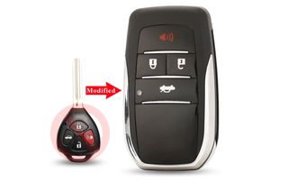Μετατροπή Flip Σε Νέο Κέλυφος Κλειδιού Για Toyota Reiz-Camry-Rav4-Yaris-Corolla-4Runner-Avlon Με 4 Κουμπιά & Λάμα TOY43