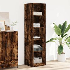 Ντουλάπα Χρώμα Καπνιστή Δρυς 50 x 50 x 200 εκ. από Επεξ. Ξύλο 3307715