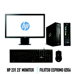 Σετ Fujitsu Esprimo Q556  & HP monitor 23″ & SET Keyboard/Mouse | |