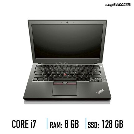 Lenovo ThinkPad X250 – Μεταχειρισμένο laptop – Core i7 – 8gb ram – 128gb ssd (Δώρο εξωτερική webcam) | |