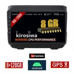 KIROSIWA 8GB + 128GB JEEP WRANGLER (μετά το 2018) Android οθόνη αυτοκίνητου με GPS WI-FI (ηχοσύστημα αφής 9" ιντσών OEM Youtube Playstore MP3 USB Radio Bluetooth Mirrorlink DSP Apple Carplay Android A