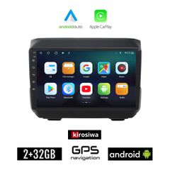 KIROSIWA JEEP WRANGLER (μετά το 2018) Android οθόνη αυτοκίνητου 2GB με GPS WI-FI (ηχοσύστημα αφής 9" ιντσών Android Auto Apple Carplay Youtube Playstore MP3 USB Radio Bluetooth Mirrorlink εργοστασιακή