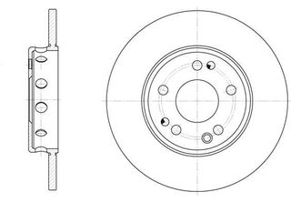 Δισκόπλακα REMSA 605900 Opel Astra F 1400cc Si 82ps 1992-1998 (230080,569020,569021,569030,569054)