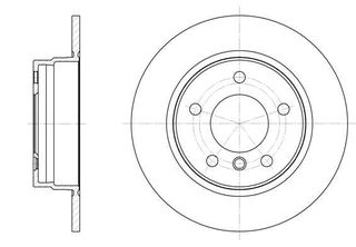 Δισκόπλακα REMSA 628400 BMW 3 Coupe E36 2000cc 320 150ps 1991-1998 (34211157936,34211158936,34211162289,34211165457,34216855158)