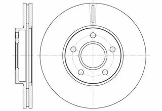 Δισκόπλακα REMSA 666210 Hyundai Accent HatchBack 1500cc CRDi GLS 110ps 2005-2010 (1361298,230760,4367104,4367106,4455980)