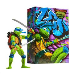 TMNT: Mutant Mayhem - Leonardo Comic Con Turtles 7 inch Figure-thumb-0