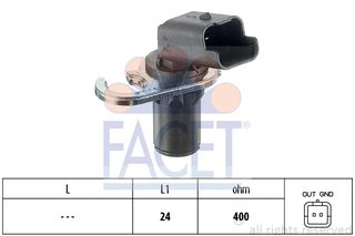 Σηματοδ. παλμών, στροφ. άξονας FACET 90293 Citroen C4 Coupe 2000cc 16Valves 136ps 2004-2007 (1920EN,1920FP,3322067G00,3322067G00000,3322067G01)