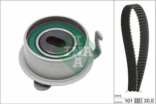 Σετ οδοντωτού ιμάντα INA 530035510 Hyundai i10 1100cc 65ps 2007-2013 (2431202270,2431202701,2441002510,2441002550,2441002750)