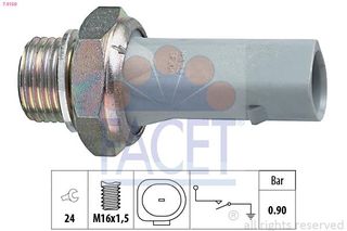 Διακόπτης πίεσης λαδιού  Made in Italy - OE Equivalent FACET 70150