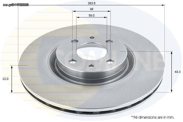 Δισκόπλακα  Comline COMLINE ADC1811V